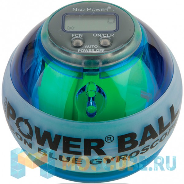 Кистевой тренажер NSD Powerball Neon Blue Pro PB-688LC BLUE